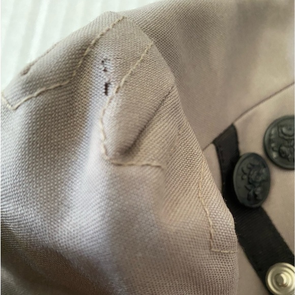 Vintage Diesel Evening Woman’s Wool Asymmetrical Military Style Jacket Size S - Picture 12 of 16